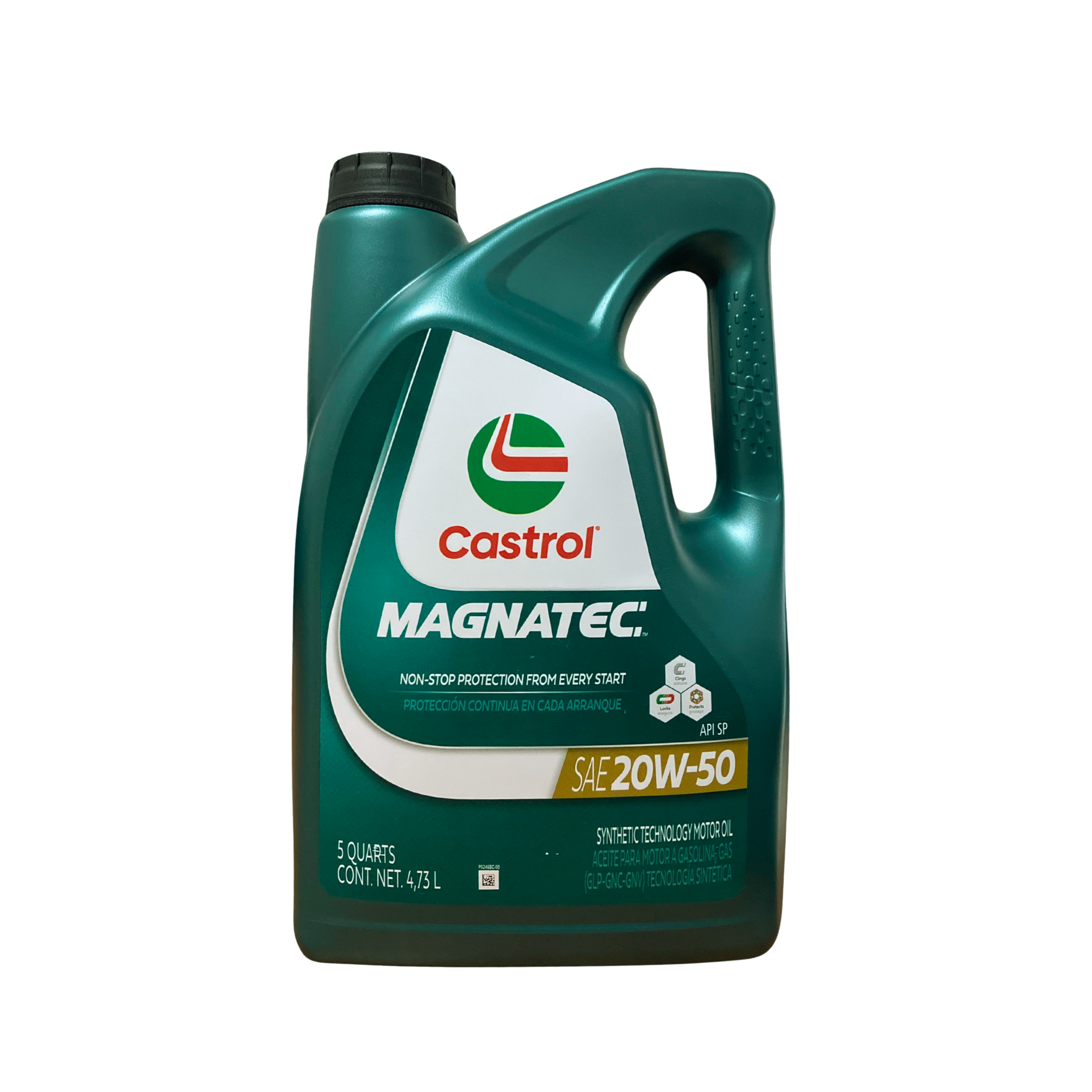 Aceite de Motor Semi Sintético 20W-50 Magnatec de 4.73 Litros
